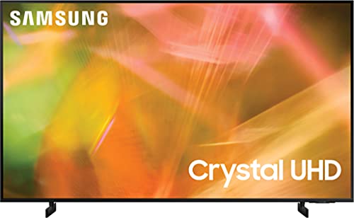 SAMSUNG 50-Inch Class Crystal 4K UHD AU8000 Series HDR, 3 HDMI Ports, Motion Xcelerator, Tap View, PC on TV, Q Symphony, Smart TV with Alexa Built-In (UN50AU8000FXZA, 2021 Model)