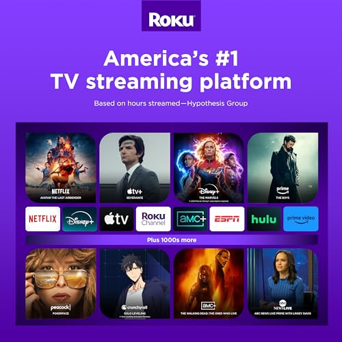 Roku 32" Select Series 720p HD Smart RokuTV with Voice Remote, Bright Picture, Customizable Home Screen, and Free TV