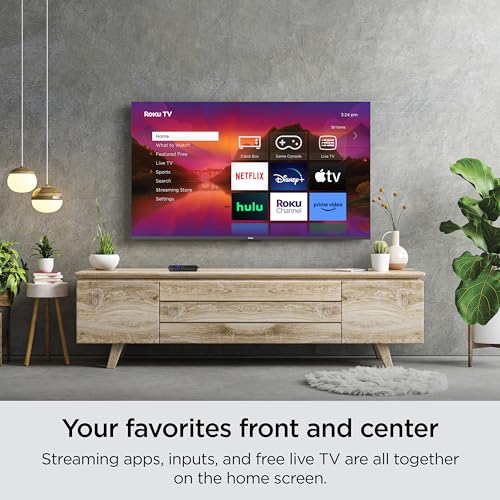 Roku 32" Select Series 720p HD Smart RokuTV with Voice Remote, Bright Picture, Customizable Home Screen, and Free TV