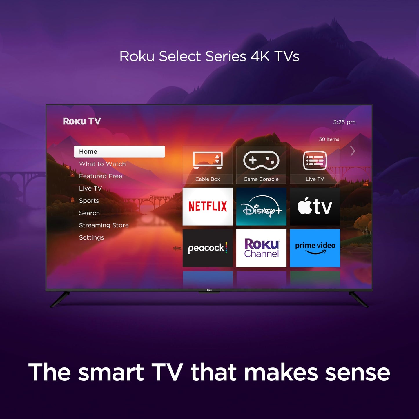 Roku Smart TV – 43-Inch Select Series 4K HDR RokuTV Enhanced Voice Remote, Brilliant 4K Picture, Automatic Brightness, & Seamless Streaming – Live Local News, Sports, Family Entertainment