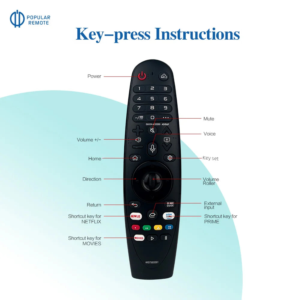 Magic Remote for LG TV – Voice Control, Easy Navigation, Seamless Compatibility."