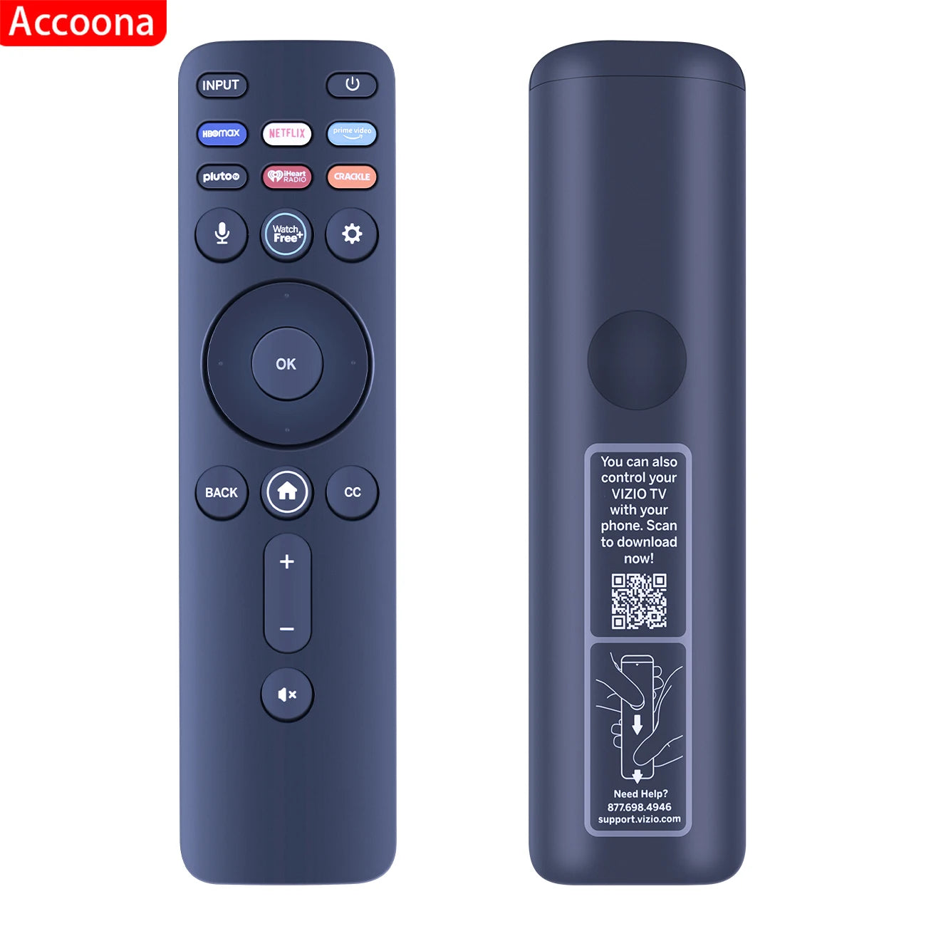 XRT260 Voice Remote control for VIZIO LED LCD TV V655J04 V655J09 V705J03 V755J04 V435J01 V756-J03