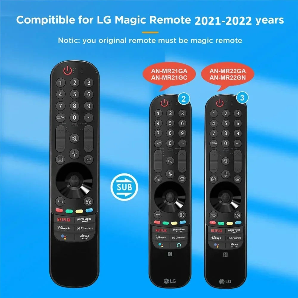 Hunnesor Replacement Voice Magic Remote Control for LG Smart TV 2021 2022 with Pointer Flying Mouse LED OLED UHD QNED NanoCell