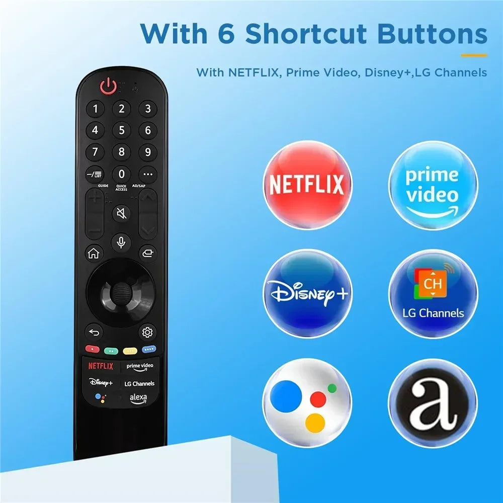 Hunnesor Replacement Voice Magic Remote Control for LG Smart TV 2021 2022 with Pointer Flying Mouse LED OLED UHD QNED NanoCell