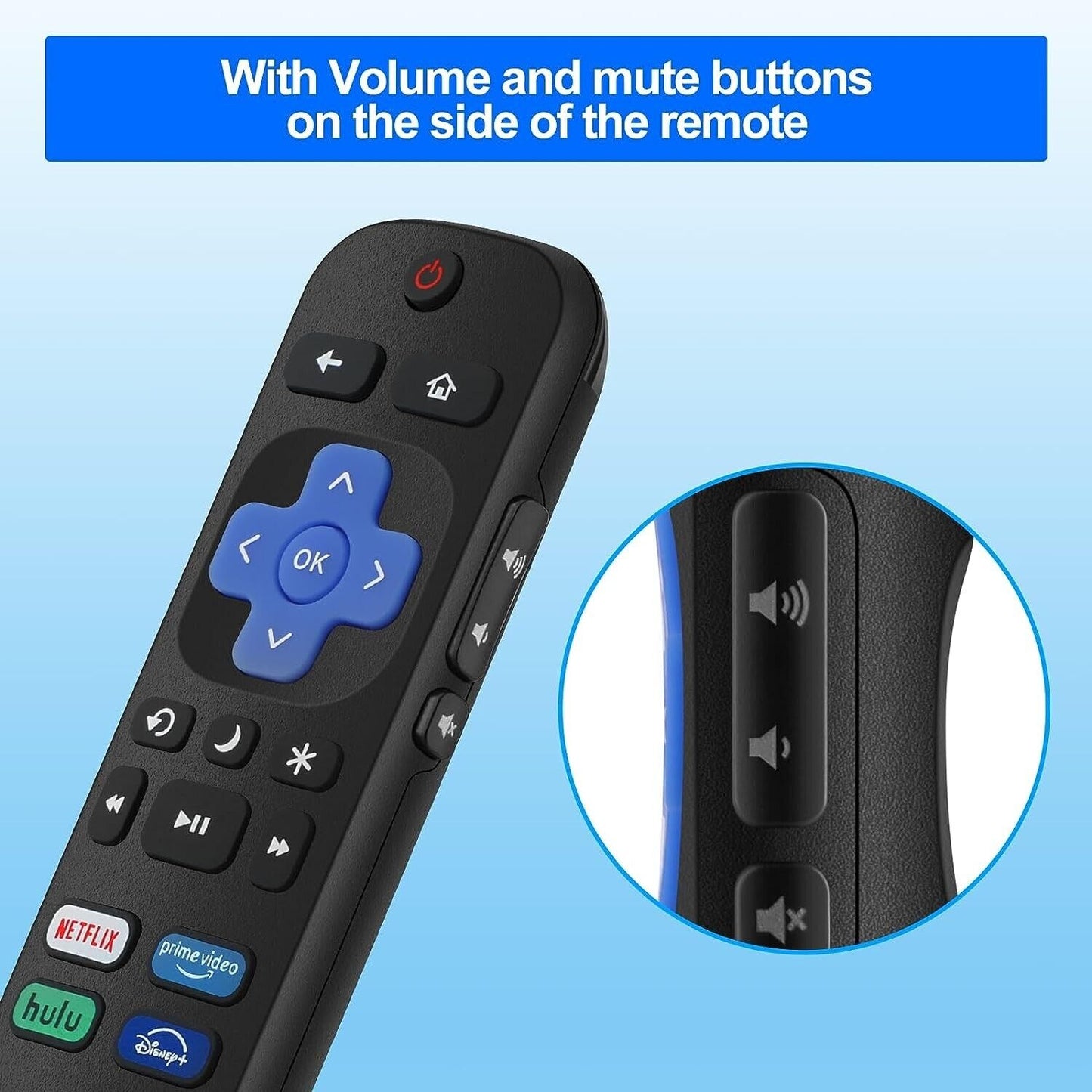 (2 Packs) Roku Remote Control Replacement