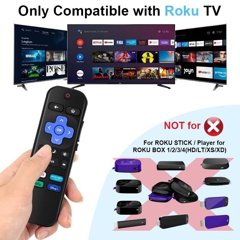 (2 Packs) Roku Remote Control Replacement